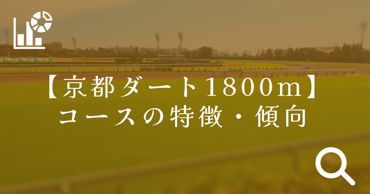 京都ダート1800　コースの特徴